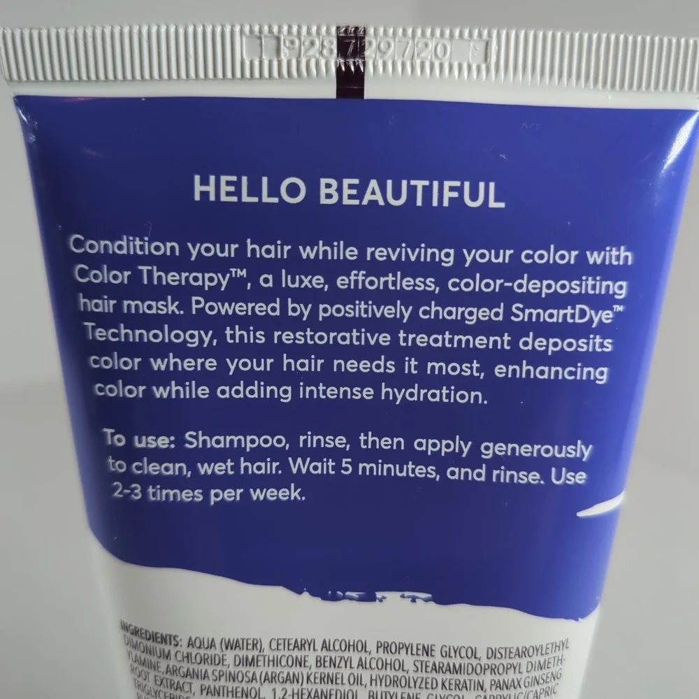 Madison Reed Color Therapy Hair Mask Perla 4oz Violet Tone Blonde Hair Brass NEW